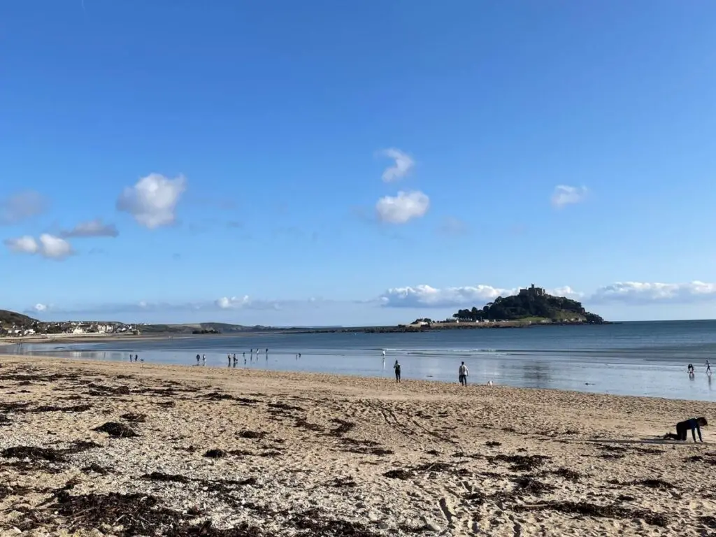 Beach at St Michael's Mount