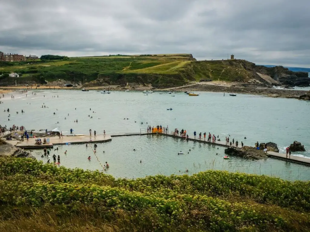 Sea pool at summerleaze beach